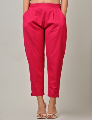 Rakshita Fashions Regular Fit Women Pink Trousers