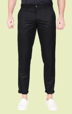 AD & AV Regular Fit Men Black Trousers