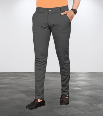 HouseOfCommon Slim Fit Men Multicolor Trousers