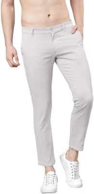 Divya Hub Regular Fit Men Grey Trousers