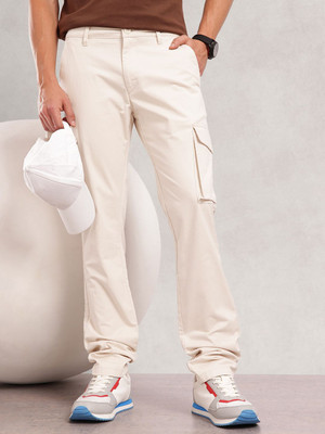 NAUTICA Regular Fit Men Beige Trousers
