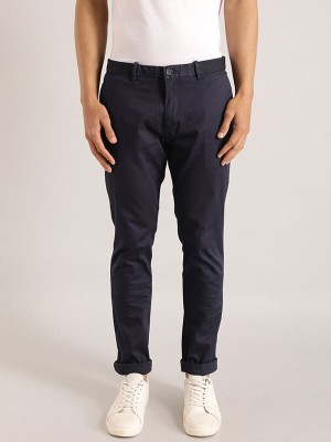 INDIAN TERRAIN Tapered Men Blue Trousers