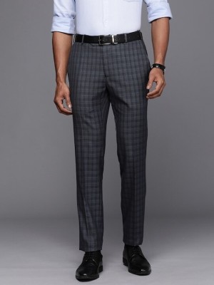 Raymond Slim Fit Men Dark Blue Trousers