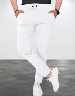 METRONAUT Regular Fit Men White Trousers