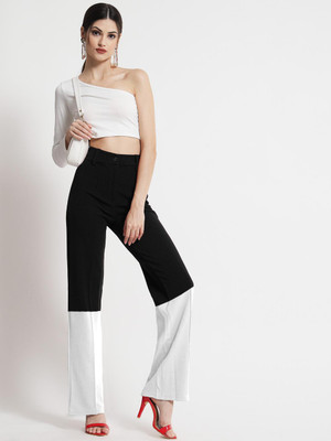 KOTTY Regular Fit Women Multicolor Trousers