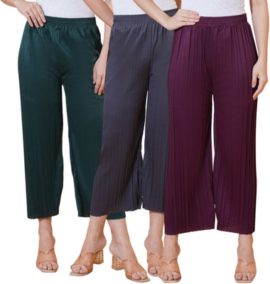 Kintu Parantu Regular Fit Women Multicolor Trousers