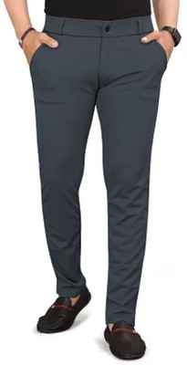 Cyaana Slim Fit Men Multicolor Trousers