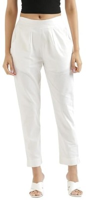 JYOTIKA FASHION Regular Fit Women White Trousers