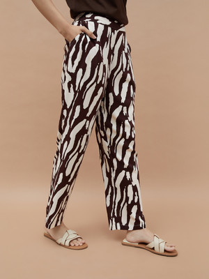 Fame Forever by Lifestyle Regular Fit Women Brown Trousers