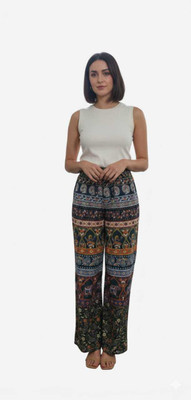 Suvarna Collections Loose Fit Women Multicolor Trousers