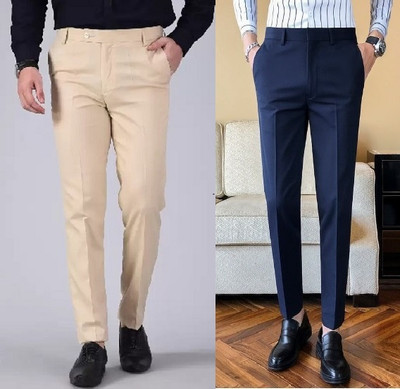 Shree VastraVeda Regular Fit Men Multicolor Trousers
