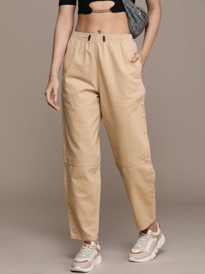 Roadster Regular Fit Women Beige Trousers