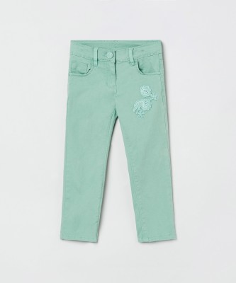 MAX Girls Green Trousers