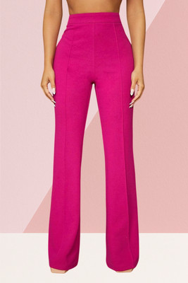 SKD TRENDZ Comfort Fit, Regular Fit Women Pink Trousers