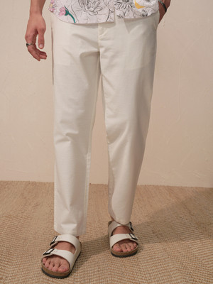 HIGHLANDER Relaxed Men White Trousers