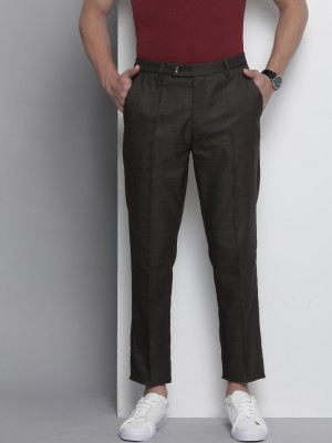 The Indian Garage Co. Regular Fit Men Brown Trousers