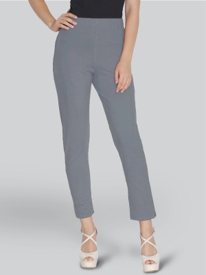 Lyra Regular Fit Women Grey Trousers