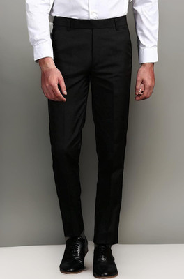 Naaz Enterprises Regular Fit Men Black Trousers