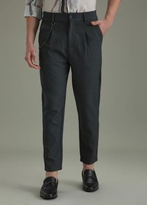 Banana Club Regular Fit Men Grey Trousers