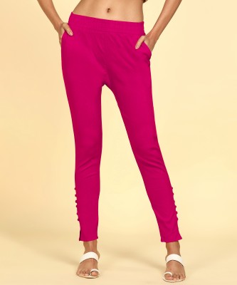 Colorscube Regular Fit Women Pink Trousers