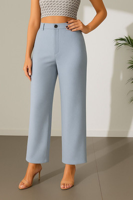 KARIMA INETERNATIONAL Regular Fit Women Blue Trousers