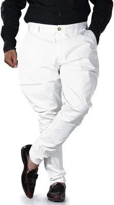 Breakthrough Flared Men White Trousers