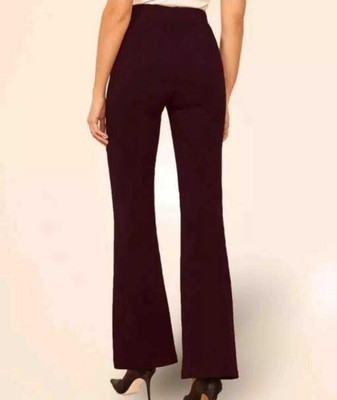 MODERNSSHOP Regular Fit Women Maroon Trousers