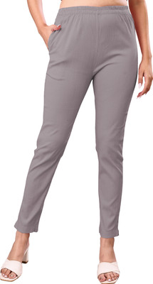NEXSUS APPARELS Silver Jegging(Solid)