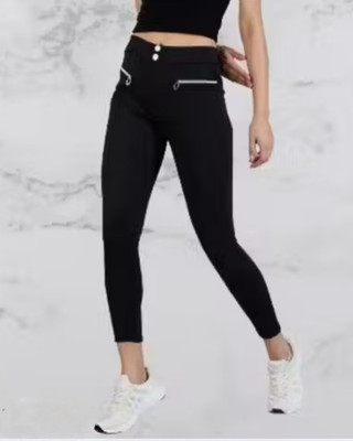 Classy creations Comfort Fit Women Black Trousers
