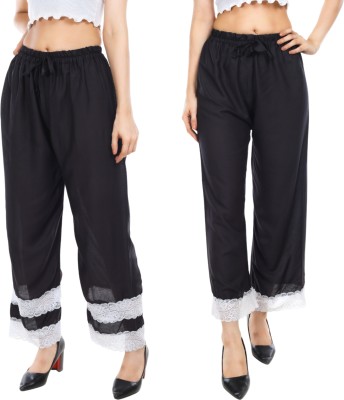 monis boutique house Relaxed Women Black Trousers