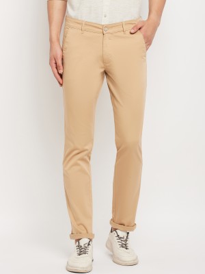 DUKE Slim Fit Men Khaki Trousers