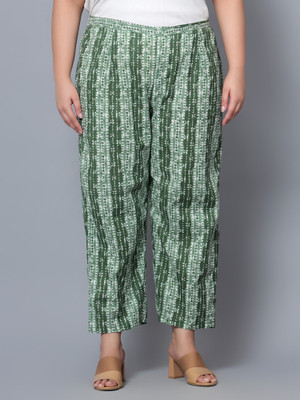 indietoga Relaxed Women Green Trousers