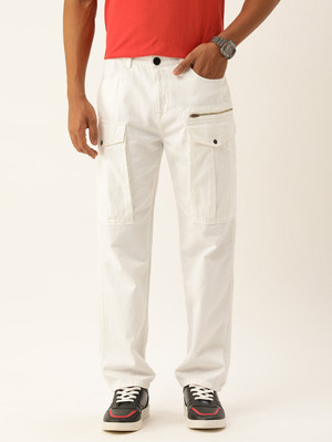 Bene Kleed Men White Trousers