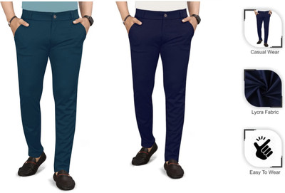 ynam Regular Fit Men Multicolor Trousers