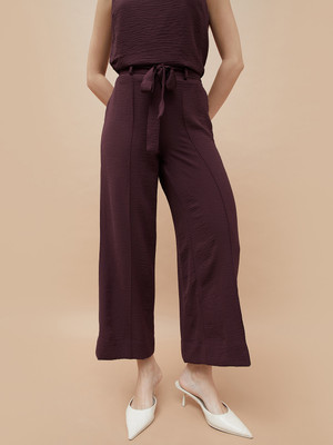 CODE by Lifestyle Regular Fit Women Maroon Trousers