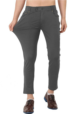 aayansh creations Relaxed Men Grey Trousers