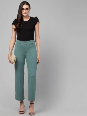 essam fashion Relaxed Women Green Trousers