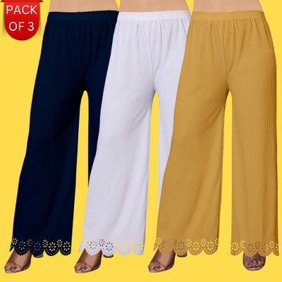 EcoUndies Straight Fit Women Multicolor Trousers