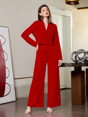 KOTTY Regular Fit Women Red Trousers