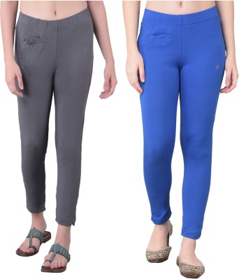 Comfort Lady Relaxed Women Grey, Blue Trousers