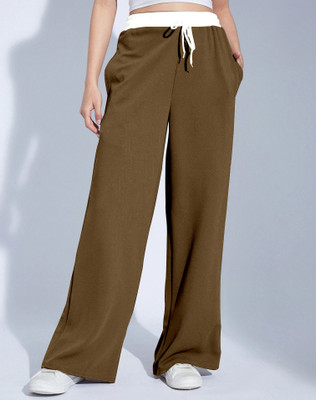 Valley Relaxed Women Brown Trousers