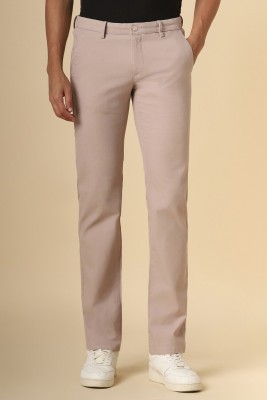 Allen Solly Slim Fit Men Brown Trousers