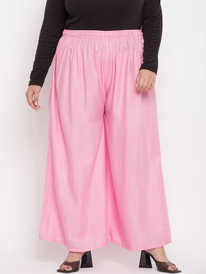 Ramadyers Comfort Fit Women Pink Trousers