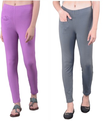 Comfort Lady Relaxed Women Pink, Grey Trousers