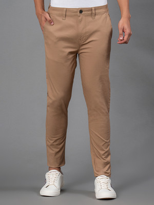 RED TAPE Skinny Fit Men Khaki Trousers