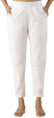 Mirayya Enterprises Relaxed Women White Trousers