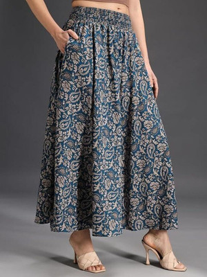 GROWMORE CREATION Flared Women Blue Trousers