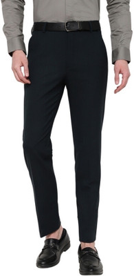 SUBTRACT Slim Fit Men Green Trousers