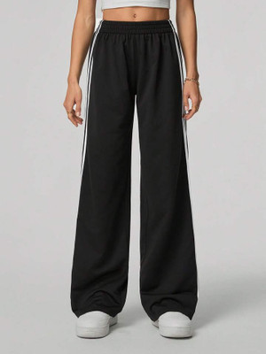 BeasTrends Loose Fit Women Black Trousers