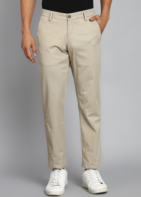 Allen Solly Regular Fit Men Cream Trousers